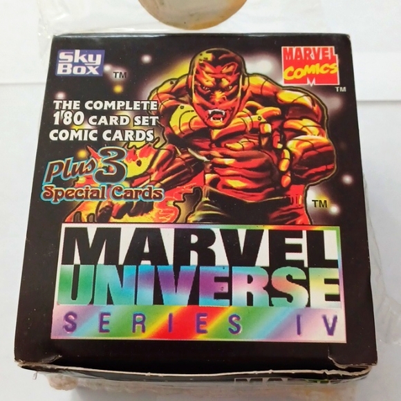 1993 Skybox Marvel Universe SeriesIV 180 Cards Factory Set
